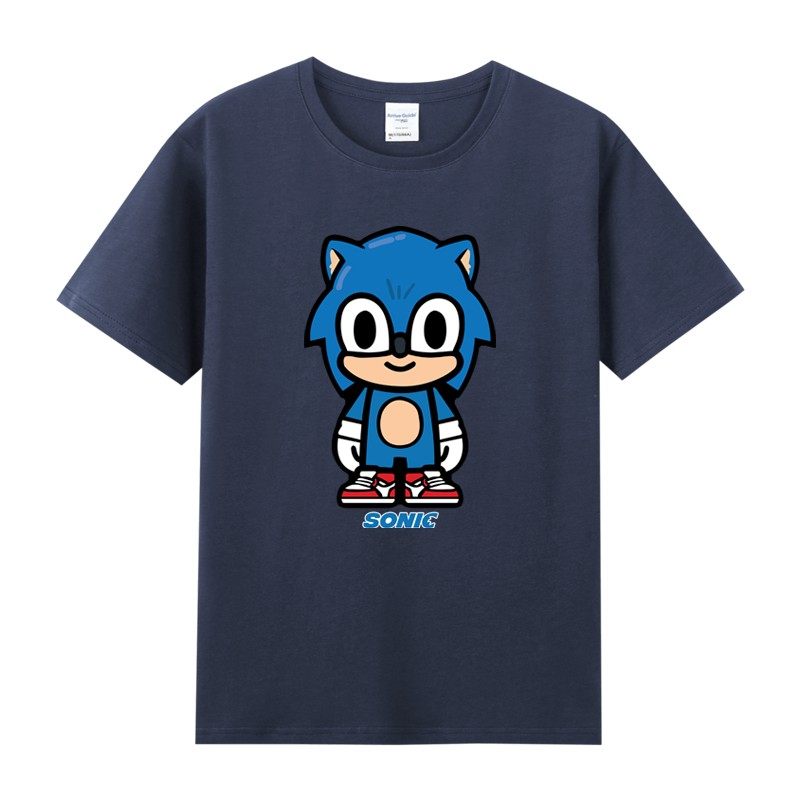 agitation 纯棉新款短袖t恤 春夏打底衫 索尼克 游戏