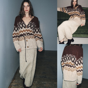 针织外套 9874103 330 2025冬季 9874102 女装 迷笛裙 711 新品