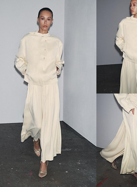 2025秋季新品 女装 纽扣外套 811482 371 中腰打褶裤 7977823 712