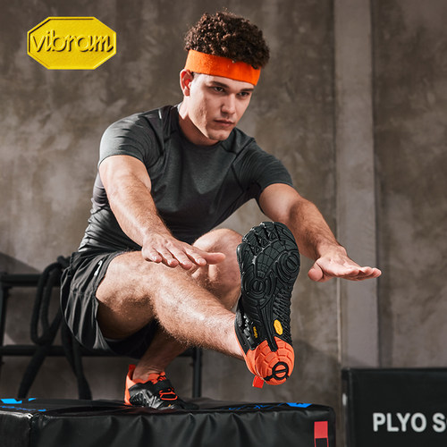 vibram防滑赤足感举重训练五指鞋