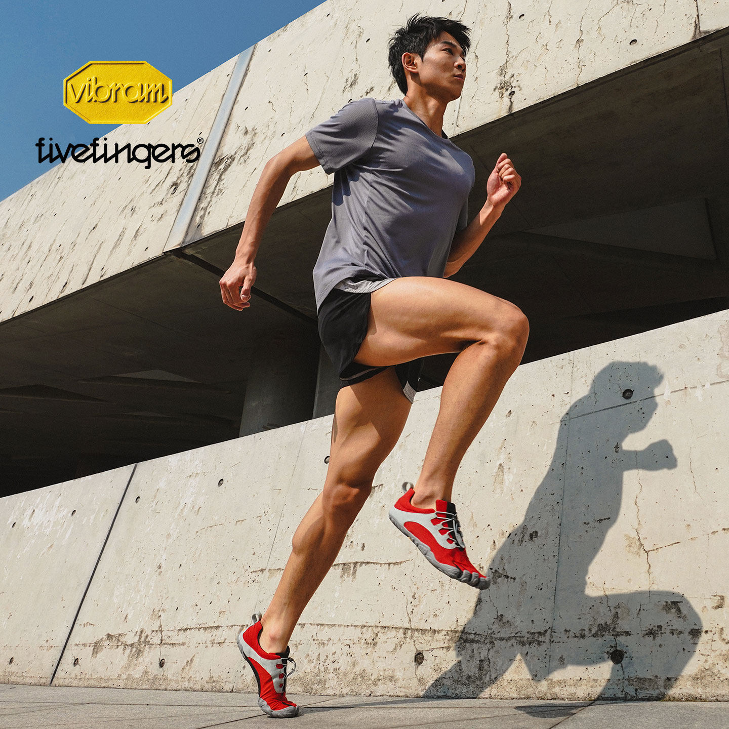 vibram五指鞋男女款春夏轻便透气赤足跑步运动五趾鞋VRUNRETRO