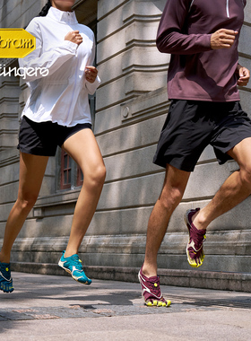 Vibram五指鞋女子赤足训练扁平足矫正专业马拉松跑步运动鞋男VRUN