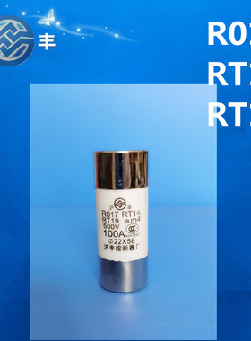 沪丰熔断器RO17RT14RT19 R017 22*58 熔断芯 保险芯 保险管