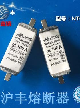 沪丰NTOOC熔断芯子10-160A保险丝RO30C