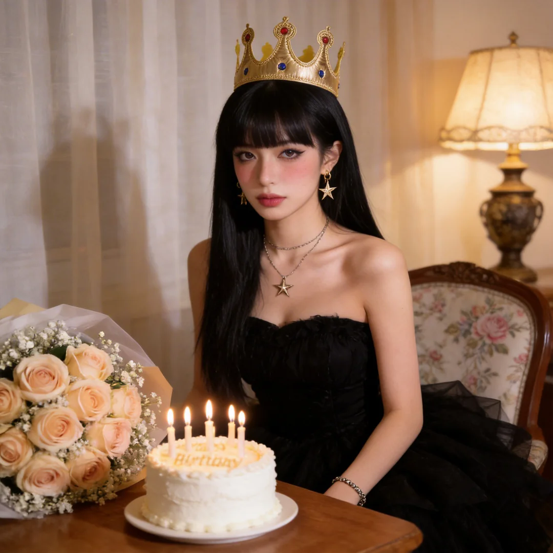 银色金色皇冠生日帽成人儿童派对装扮道具周岁庆生头饰拍照道具