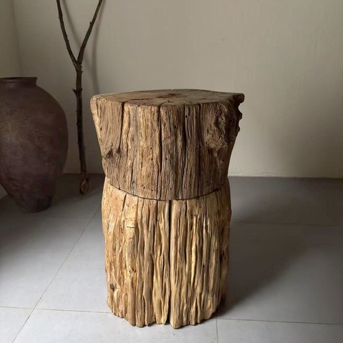 风化木老木头树桩高脚