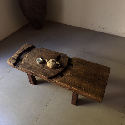 禅意空间装饰枯木老桌子朽木摆件枯木收藏茶桌摆件茶几26319