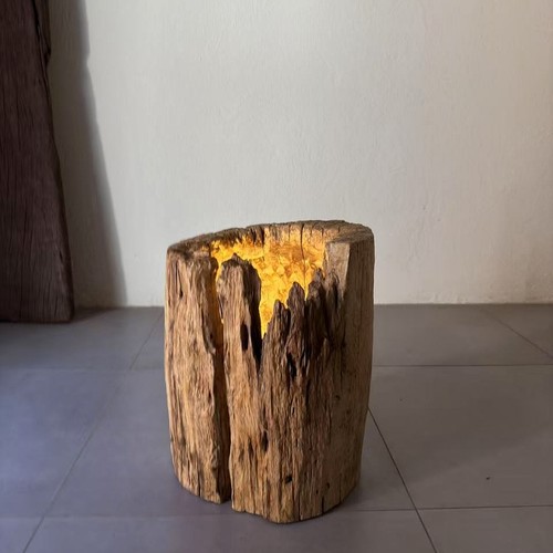 风化木枯木木桶老旧物件装饰老古