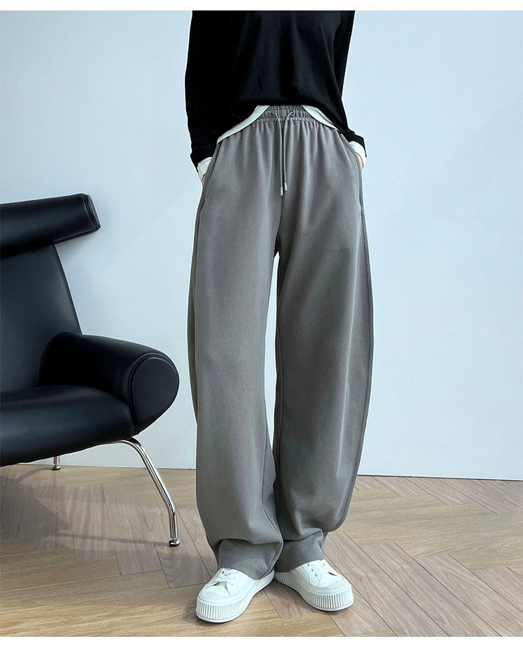 TUANTUANJIA 의류 절단 도면 샘플 하이 웨이스트 와이드 레그 팬츠 엑스트라 롱 스웨트 팬츠 키가 큰 느슨한 바나나 바지 패턴