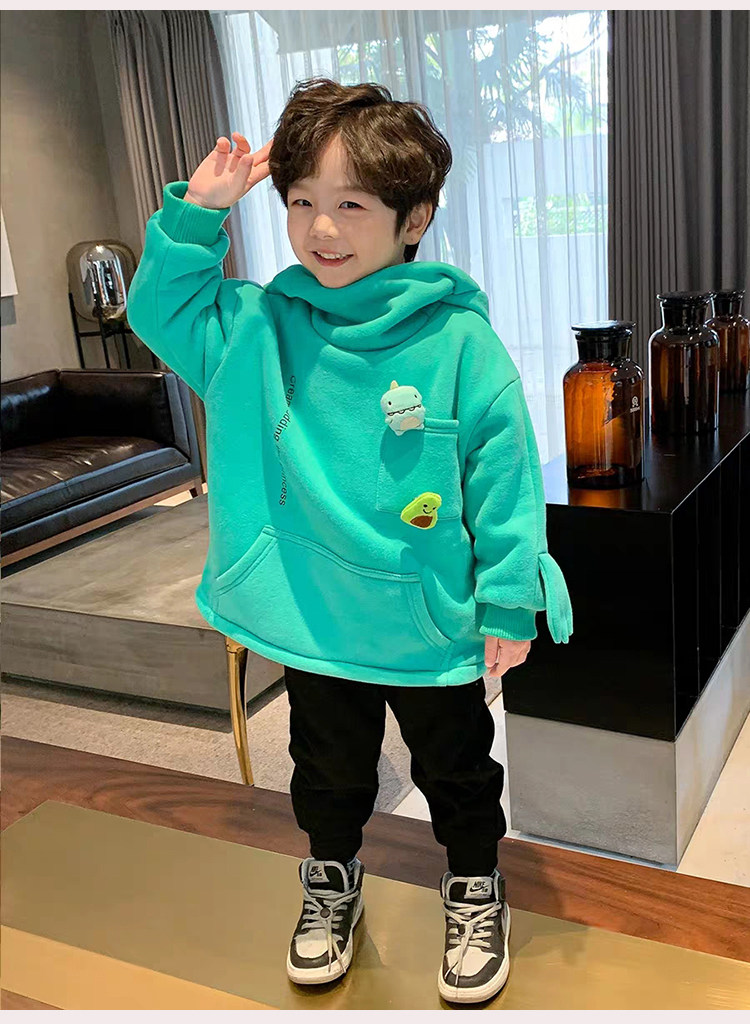 개구리 정장 DIY 실제 샘플 1:1 자른 그림 남성과 여성 커플 느슨한 스웨터 어린이 후드 부모-자식 의류 패턴