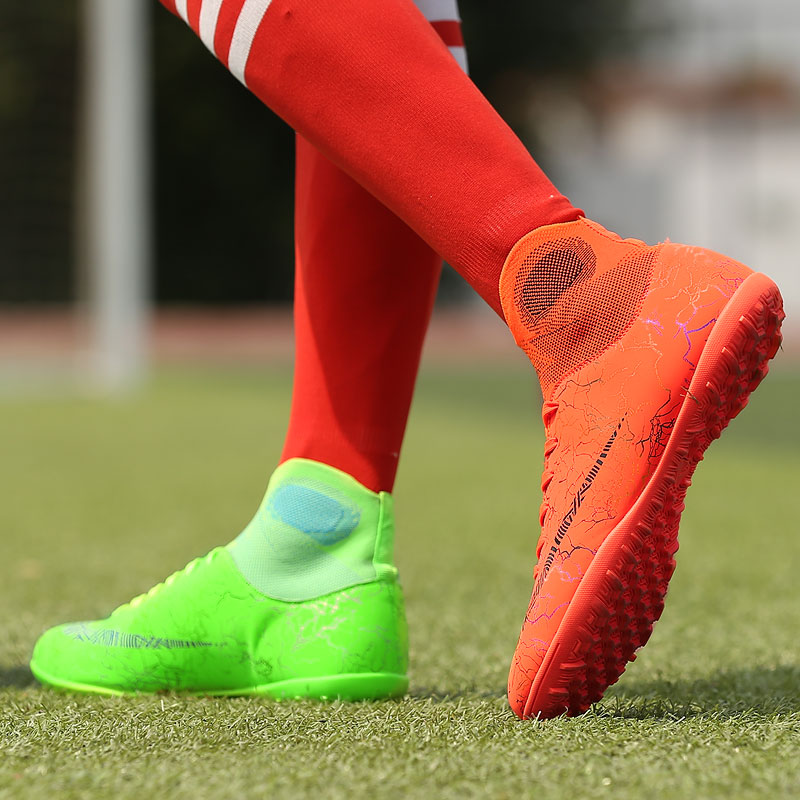 football boots man Football Shoes with ankle soccer boots TF