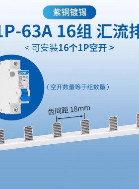 电气汇流排1p紫铜镀锡