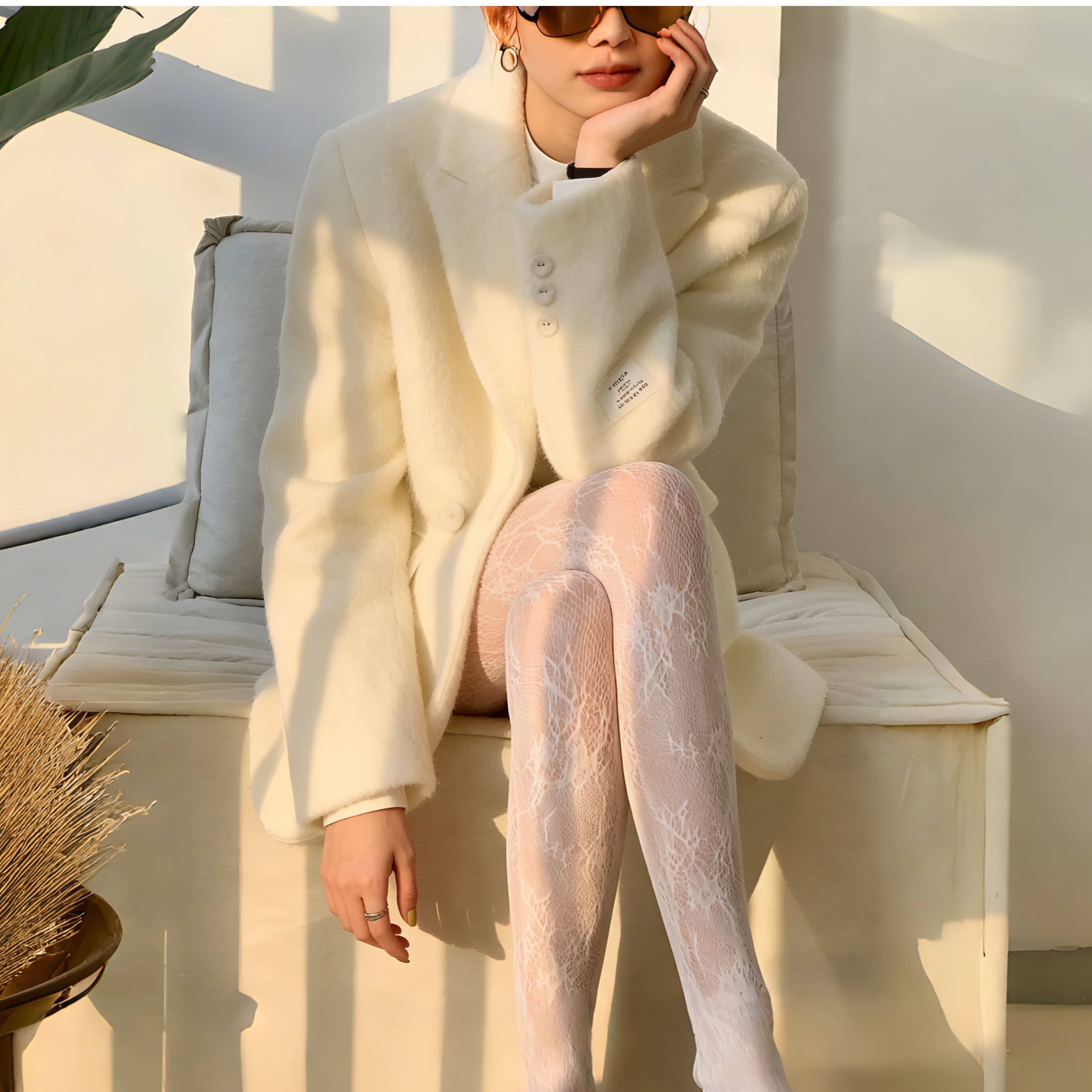 蝴蝶结镂空女士丝袜纯色打底袜蕾丝花纹防勾丝提花蕾丝网袜连裤袜