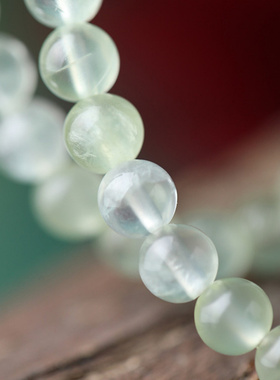 典润珠宝2022葡萄石水晶手链女和