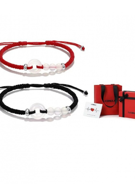 顺遂平安情侣手链平安扣手链手工