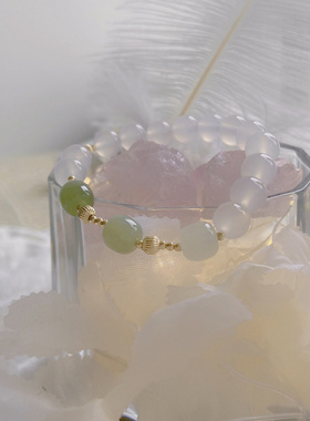 典润珠宝天然玛瑙diy设计14k包金