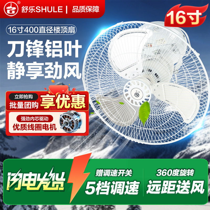 舒乐吸顶扇 13元 - 折送网