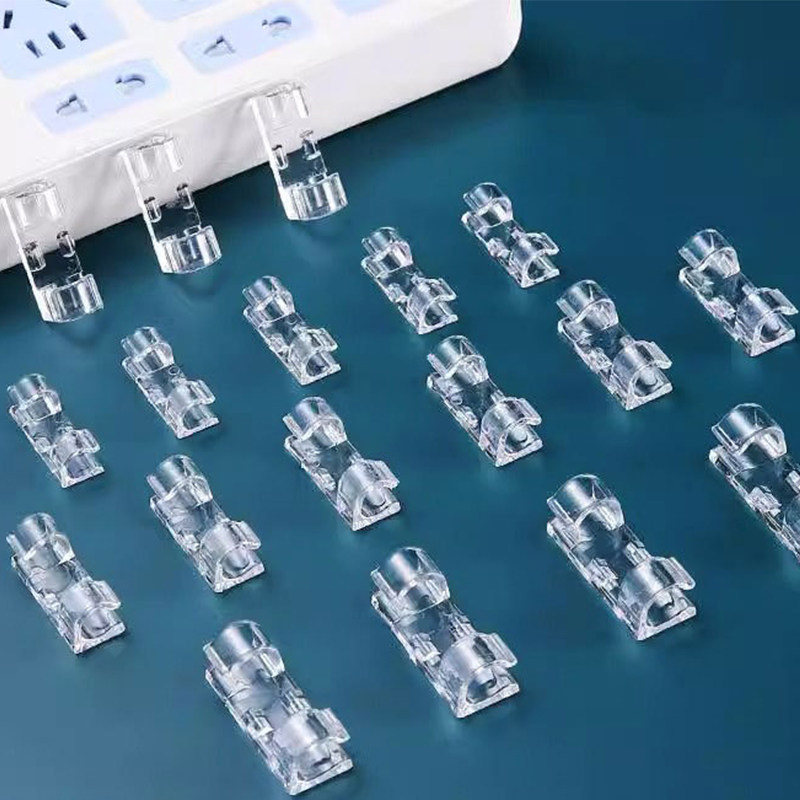 理线器电线固定器免钉走线神器免打孔自粘网线无痕卡扣夹数据线收