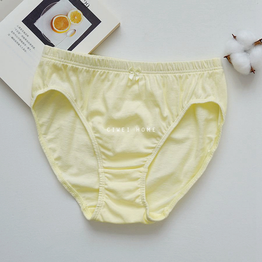 我~100%棉 蝶安芬纯棉女士内裤中高腰全棉透气薄款包臀宽松有大码