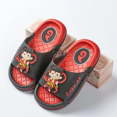户外儿童凉拖鞋夏季哪吒敖丙男童女童防滑软底室内居家宝宝拖鞋
