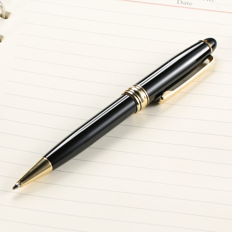 무료 배송 1.0 두꺼운 풀 메탈 전술 펜 시그니처 볼펜 회전 펜 블루|블랙 카본 펜 사용자 정의
