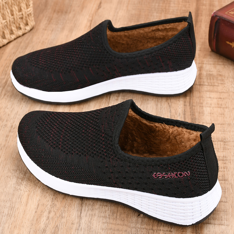 老北京棉鞋女冬季加绒保暖中老年妈妈鞋加厚防滑休闲老人奶奶棉靴