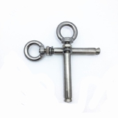 304不锈钢吊环膨胀螺丝螺栓 屋顶吊床秋千钩带圈膨胀螺丝吊环挂钩