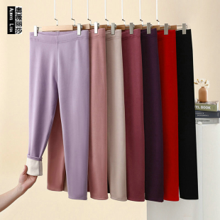 亲肤打底裤 无痕保暖裤 羊羔绒防寒秋裤 加绒加厚高腰大码 显瘦 女冬季