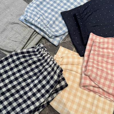 自留推荐！男女同款！经典不过时 日系全棉双层纱布家居长裤 睡裤