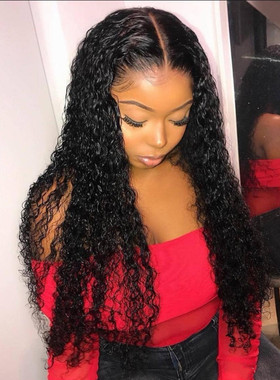Brazilian human hair wigs long wavy wigs for black women