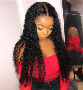 Brazilian human hair wigs long wavy wigs for black women