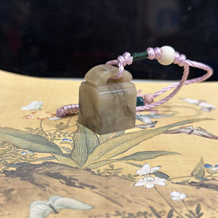 老挝石素章寿山石芙蓉冻方形素章手工篆刻书画书法姓名2.0方章