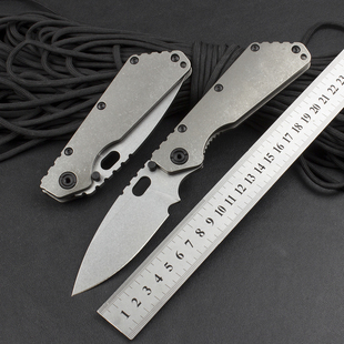 坦克折刀大号户外刀折叠锋利高硬度野外求生存刀防身刀具D2钢