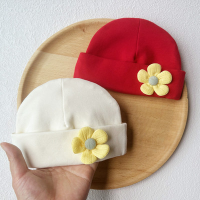 纯棉柔软无骨宝宝婴幼儿帽子