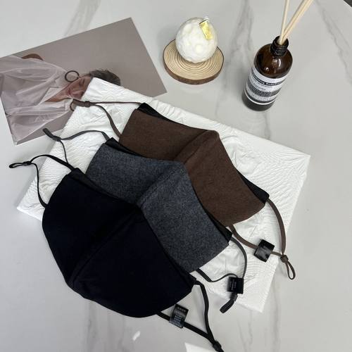 新品秋冬～磨毛保暖口罩内里桑蚕丝羊毛透气简约户外骑行面罩