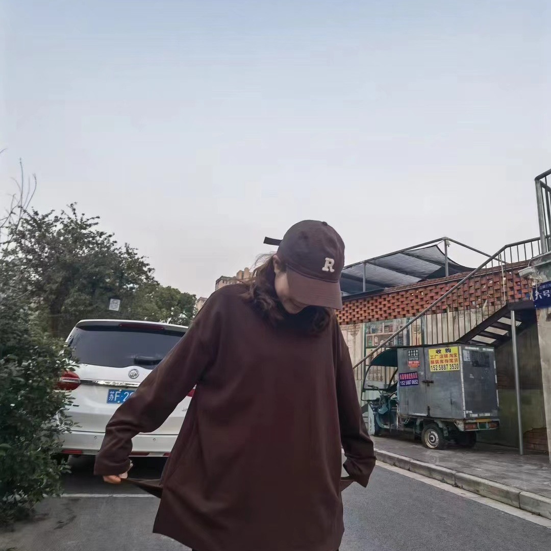 秋冬新款打底衫女欧版大版宽松休闲韩版学院风双面绒打底衫长袖