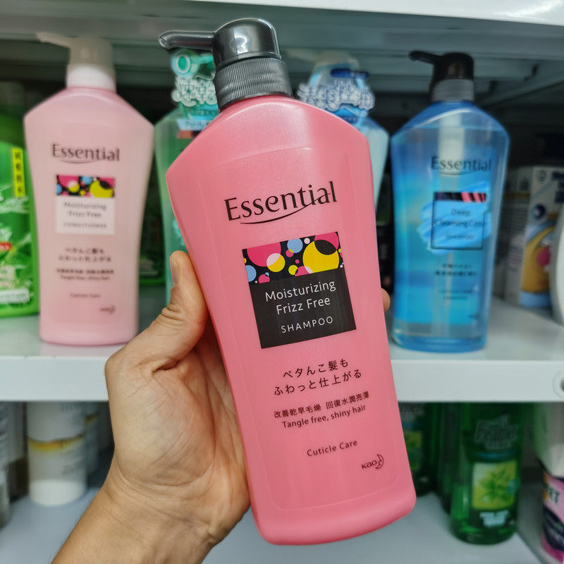 花王Essential逸萱秀洗发水防毛燥扁塌控油柔韧润发乳700ml蓬松