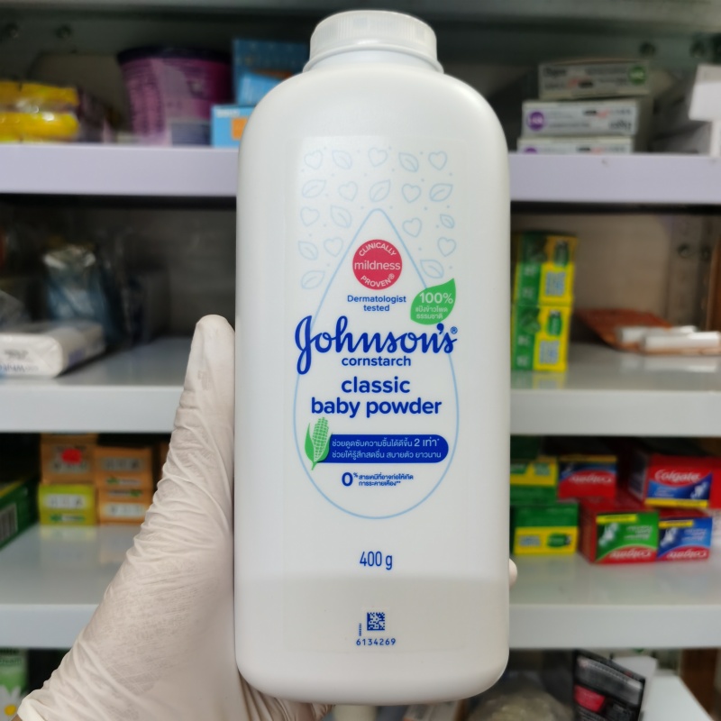 强生婴儿香港进口爽身400g