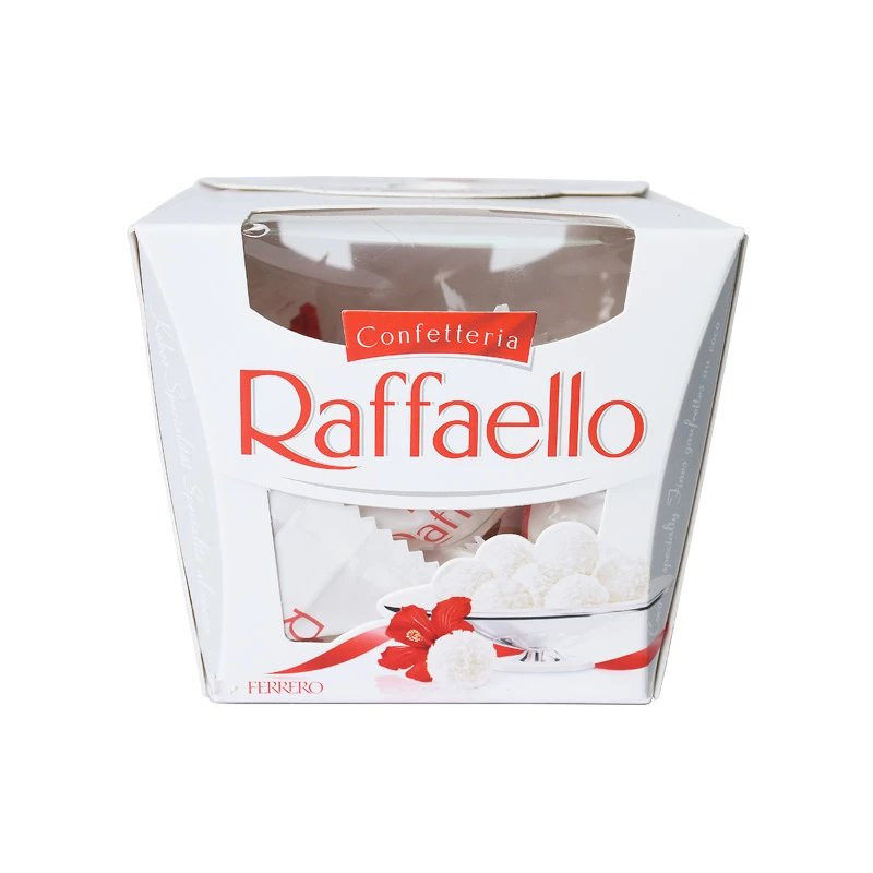 拉斐尔雪莎椰蓉费列罗白巧克力酥球送女友圣诞礼物T15颗糖果零食