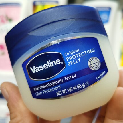 美国原装进口Vaseline凡士林晶冻 经典修护润肤霜100ml(85g)