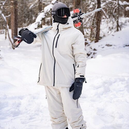 SKIFREE成人双板滑雪服男套装女单板雪服全套户外防风滑雪上衣裤