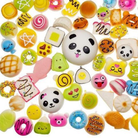 仿真pu小慢解压慢回弹面包随意组合套装可选大量现货可代发