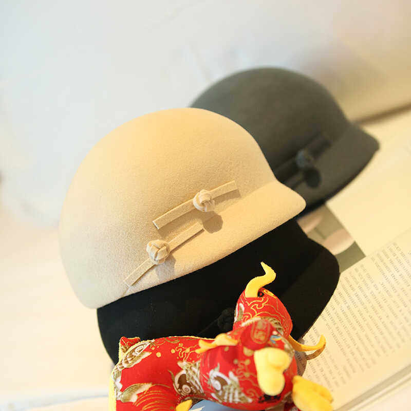 百搭帽子保暖点缀羊毛呢洋气秋冬
