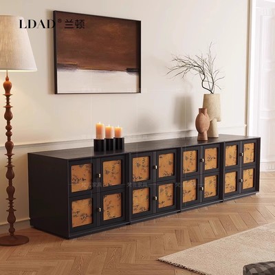 实木中古风卡门柜复古斗柜