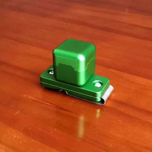 台球用品巧克粉套枪粉袋皮带扣式 巧粉袋斯诺克球杆台球杆皮头方形