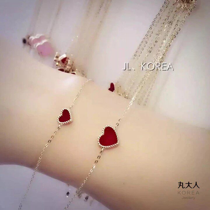 Pill adult Korea 14K Female gold bracelet gules love All-match fashionin the Jewelry/Diamond/Jade/Gold , K gold jewelry, Bracelets category - from Buy2taobao.com to provide professional Taobao agent buy service