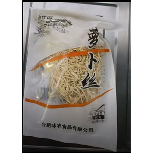 邓竹园精选干萝卜丝自然风干日晒脆嫩白萝卜丝干独立包装80克*5袋