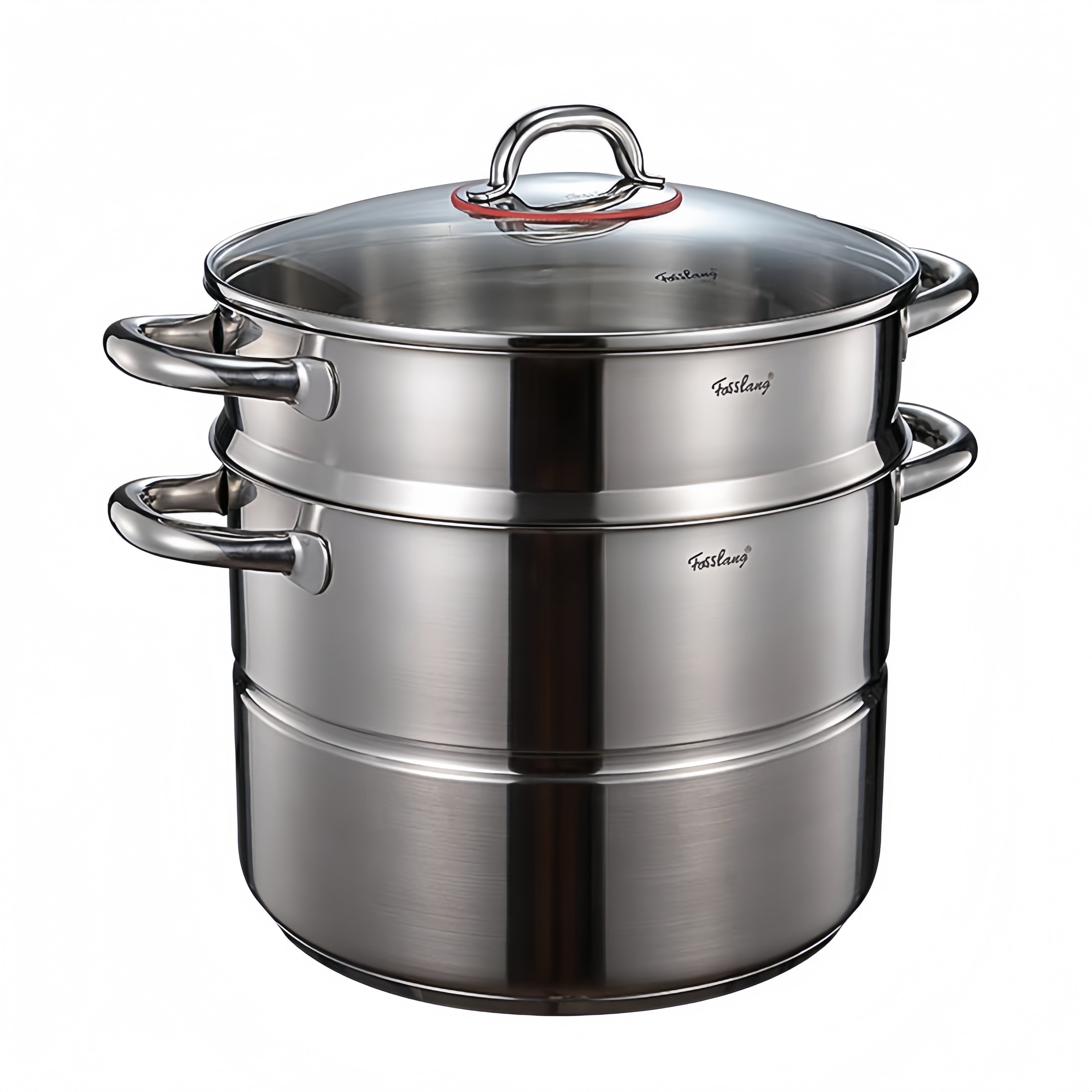 菲仕朗FOSSLANG加厚304不锈钢蒸锅28cm复合钢汤锅蒸屉套装,厨房/烹饪用具,蒸锅/蒸桶,淘宝优惠券,粉丝福利购,淘宝优惠卷
