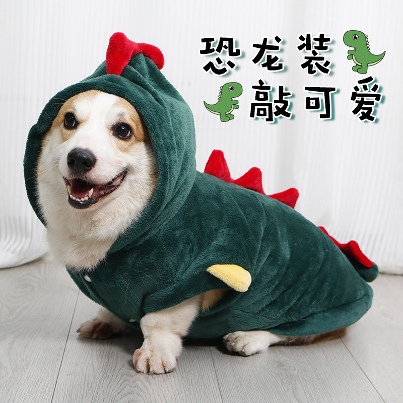 宠物狗狗秋冬衣服保暖冬季可爱变身装柯基泰迪小型犬冬款加厚棉衣