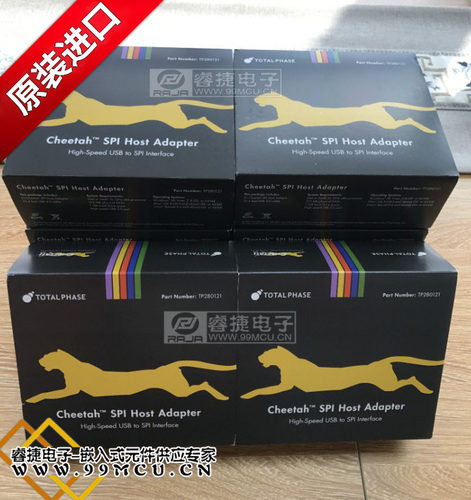 原装 TP280121 Total Phase Cheetah SPI Host Adapter协议分析仪